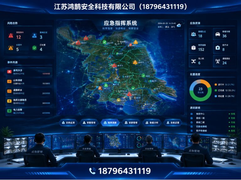 武威消防通信指挥展示图